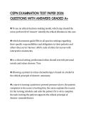 CEPN EXAMINATION TEST PAPER 2026 QUESTIONS WITH ANSWERS GRADED A&plus;