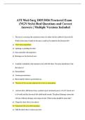 Latest Updated ATI RN Medical-Surgical Proctored Exam &lpar;NGN Style&rpar; 2025&sol;2026 - Multiple Versions