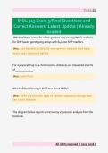 BIOL 313 Exam 5&sol;Final Questions and  Correct Answers&sol; Latest Update &sol; Already  Graded