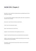 NASM CES&comma; Chapter 2 Exam Questions and Answers