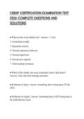 CERAP CERTIFICATION EXAMINATION TEST 2026 COMPLETE QUESTIONS AND SOLUTIONS