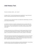 Utah Notary Test Questions with Correct and Verified Answers