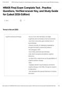 NR605 Final Exam Complete Test &comma; Practice Questions&comma; Verified Answer Key&comma; and Study Guide for &lpar;Latest 2026 Edition&rpar;