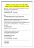 EMR Final Exam with All Correct & 100&percnt; Verified Answers &vert;Actual Complete Exam &vert;Already Graded A&plus;