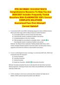 PPN 302 WEEK 1&sol;2&sol;3&sol;4&sol;5&sol;6&sol;7&sol;8&sol;9&sol;10  Comprehensive Resource To Help You Ace  2026-2027 Includes Frequently Tested  Questions With ELABORATED 100&percnt; Correct  COMPLETE SOLUTIONS  Guaranteed Pass First Attempt&excl;&excl;  Current Update&excl;&excl;