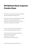 PSI National Home Inspector Practice Exam Converted Package with Solution 2025&sol; 2026 Complete NHIE Certification Study Resource
