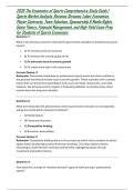 2026 The Economics of Sports Comprehensive Study Guide &vert; Sports Market Analysis&comma; Revenue Streams&comma; Labor Economics&comma; Player Contracts&comma; Team Valuation&comma; Sponsorship & Media Rights&comma; Game Theory&comma; Financial Management&comma; and High-Yield Exam Prep for Students of Sp