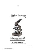 medical laboratory technician program student manual 2026&lpar;MLT&rpar;