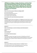 2026 Business Intelligence&comma; Analytics&comma; Data Science&comma; and AI Exam Study Guide &vert; Comprehensive Review of BI Tools&comma; Data Analytics Techniques&comma; Machine Learning&comma; Artificial Intelligence Applications&comma; Data Visualization&comma; Predictive Modeling&comma; Big Data Concepts 