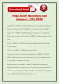FREC Exam Questions and Answers 100&percnt; PASS