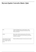 Skywarn Spotter Convective Basics Quiz Converted Package with Solution 2025&sol; 2026 Complete Severe Weather Spotting and Meteorology Study Resource