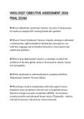 WGU D027 OBJECTIVE ASSESSMENT 2026 FINAL EXAM