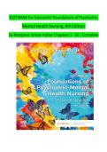 Test bank For Varcarolis' Foundations of Psychiatric-Mental Health Nursing 9th Edition By Margaret Jordan Halter &vert; All Chapters with Answers and Rationales &vert; LATEST&period;