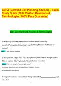 CEPA &lpar;Certified Exit Planning Advisor&rpar; &ndash; Exam Study Guide &lpar;200&plus; Verified Questions & Terminologies&comma; 100&percnt; Pass Guarantee&rpar;