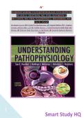Understanding Pathophysiology 8th Edition - Complete Test Bank with Verified Questions & AnswersWith Rationals &vert; Sue E&period; Huether&comma; Kathryn L&period; McCance&comma; Valentina L&period; Brashers &vert; A&plus; Exam Preparation Material
