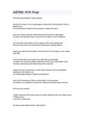 ASTRO 1510 Final Exam Questions & Answers  Astronomy Study Guide 2025&sol;2026