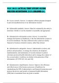 WGU D033 ACTUAL TEST STUDY GUIDE SOLVED QUESTIONS 2026 GRADED A&plus;&period;