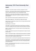 Astronomy 1510 Trent University Final Exam Questions & Answers  ASTRO 1510 Study Guide 2025&sol;2026