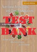Test Bank for Nutritional Foundations and Clinical Applications&colon; A Nursing Approach&comma; 8th Edition &vert; Grodner&comma; Escott-Stump&comma; Dorner &vert; Chapters 1&ndash;20 &vert; Nursing Nutrition Exam Prep 2025&sol;2026