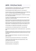 ASTR 1510 Final Exam &ndash; Part II Questions & Answers  Astronomy Study Guide 2025&sol;2026