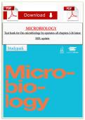 Test bank for Osx microbiology by openstax all chapters 1-26 latest 2025&period; update
