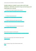DAANCE Module 3 Exam Practice Quiz Latest 2024-2025 Graded A&plus; 100 Real Package with Solution Complete Anesthesia Study Resource