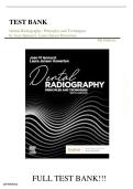 Test bank with complete answer guide &ndash; Dental radiography&colon; Principles and techniques &lpar;6th edition&rpar; By Joen Iannucci & Laura Jansen Howerton &vert; All chapters covered &vert; Rated A&plus; &vert; Latest edition