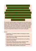 Comprehensive Nursing Research and Evidence - NURSING RESEARCH EXAM STUDY GUIDE 2025&sol;2026 ACCURATE QUESTIONS AND CORRECT DETAILED ANSWERS WITH RATIONALES &vert;&vert; 100&percnt; GUARANTEED PASS <BRAND NEW VERSION>