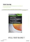 Test bank with complete answer guide &ndash; Little and Falace's dental management of the medically compromised patient &lpar;9th edition&rpar; By James W&period; Little&comma; Craig Miller & Nelson L&period; Rhodus &vert; All chapters covered &vert; Rated A&plus; &vert; Latest edition