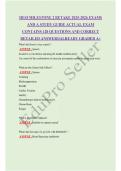 HESI MILESTONE 2 RETAKE 2025-2026 EXAMS AND A STUDY GUIDE ACTUAL EXAM CONTAINS 120 QUESTIONS AND CORRECT DETAILED ANSWERS&vert;ALREADY GRADED A&plus;
