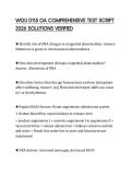 WGU D115 OA COMPREHENSIVE TEST SCRIPT 2026 SOLUTIONS VERIFIED