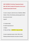 NUR 105 WEEK 8 Final Exam Preparation Newest  2026- 2027 With Complete 250 Questions And Correct  Detailed Answer&vert;Latest Version&excl; 