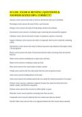 SCI 220 - EXAM &num;1 REVIEW &vert;&vert; QUESTIONS & ANSWERS RATED 100&percnt; CORRECT&excl;&excl;