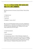 WGU D118 FINAL PAPER TEST BANK QUIZ Q&A 2026 100&percnt; CORRECT&period;