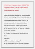NR 326 Exam 1 Preparation Newest 2026-2027 With  Complete  Questions And 100&percnt;Correct Detailed  Answers&vert; Brand New Version&excl;