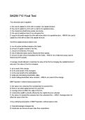 BADM 710 Final Test Questions & Answers  MBA Strategic Management 2025&sol;2026