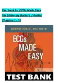 ECGs Made Easy &lpar;7th Edition&rpar; &vert; Barbara Aehlert Test Bank Practice Questions and Study Guide