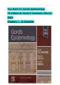 Gordis Epidemiology 6th Edition Celentano Test Bank Converted Package with Solution 2025&sol; 2026 Complete Public Health and Epidemiology Study Resource