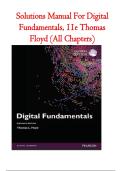 Solutions Manual for Digital Fundamentals 11th Edition by Thomas Floyd&vert;Latest Version 2026