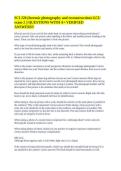 SCI 220 &lpar;forensic photography and reconstruction&rpar; GCU exam 2 &vert;&vert; QUESTIONS WITH A&plus; VERIFIED ANSWERS&excl;&excl;