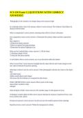 SCI-220 Exam 1 &vert;&vert; QUESTIONS WITH CORRECT ANSWERS&excl;&excl;