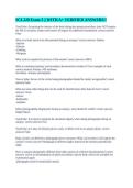 SCI-220 Exam 3 &vert;&vert; WITH A&plus; VERIFIED ANSWERS&excl;&excl;