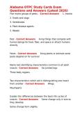 Alabama OTPC Study Cards Exam Questions and Answers &lpar;Latest 2026&rpar;