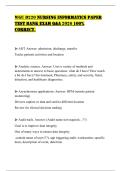 WGU D220 NURSING INFORMATICS PAPER TEST BANK EXAM Q&A 2026 100&percnt; CORRECT&period;