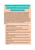 Intrapartum - NURSING EXAM STUDY GUIDE 2026-2027 ACCURATE QUESTIONS AND CORRECT DETAILED ANSWERS WITH RATIONALES &vert;&vert; 100&percnt; GUARANTEED PASS <BRAND NEW VERSION>