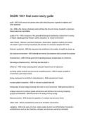 BADM 1001 Final Exam Study Guide  Business Fundamentals Questions & Answers 2025&sol;2026