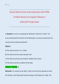 Hawaii Notary Exam Actual Questions with 100&percnt; Verified Answers & Complete Solutions &vert; 2026&sol;2027 Grade A Study Guide