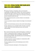 WGU D291 FINAL PAPER TEST BANK QUIZ Q&A 2026 100&percnt; CORRECT