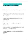 WGU D313 EVALUATION ACTUAL EXAM STUDY SHEET 2026 GRADED A&plus;&period;