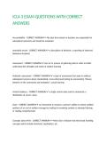 ICLA 3 EXAM QUESTIONS WITH CORRECT ANSWERS&period;